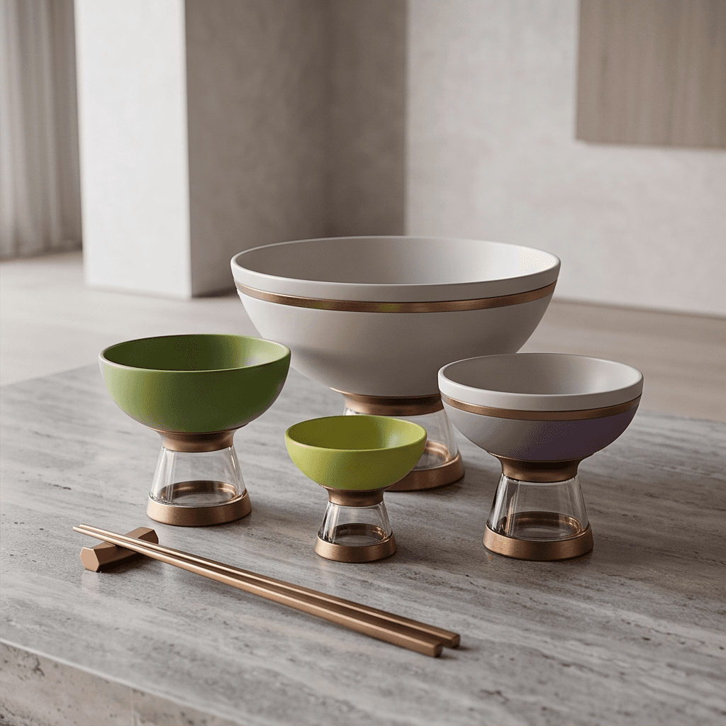 Ceramic Luxury Serve Bowl Set